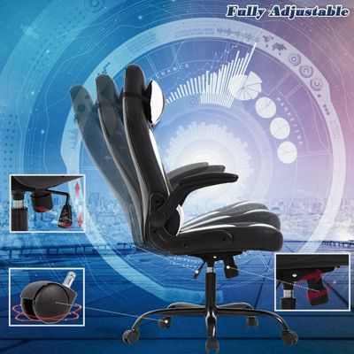 Chaise de bureau ergonomique à dos solide avec couleur personnalisée et support lombaire