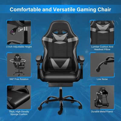 Vendre directement une chaise de jeu avec des caractéristiques réglables 21 &quot;D x 46&quot; W x 23&quot;H