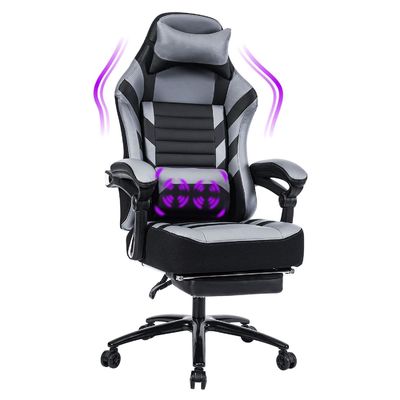 Chaise de jeu personnalisée en couleur avec repose-pieds en mousse à mémoire réglable