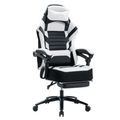 Chaise de jeu réglable en hauteur avec repose-pieds en mousse à mémoire réglable
