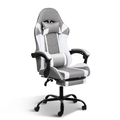 Chaise pivotante réglable en hauteur fauteuil ergonomique pour ordinateur de bureau et jeux vidéo