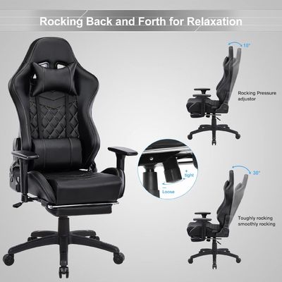 Chaise de jeu de massage pour adultes 350lbs Base renforcée bras réglable style pivotant