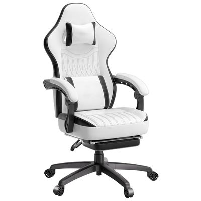 Chaise de jeu de salle d'ordinateur avec coussin à ressort de poche de 19,3&quot;D x 20,1&quot;W x 50&quot;H Taille