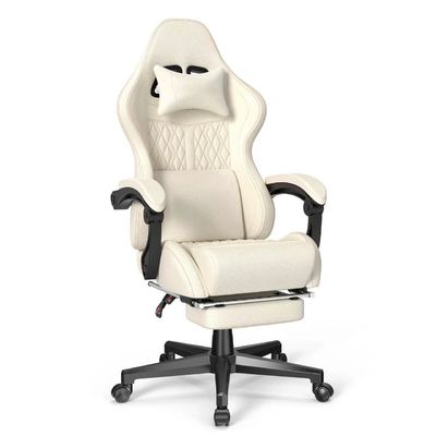 Chaise de jeu de design moderne avec cuir vintage en PU et massage 19 &quot;D x 27&quot;W x 50&quot;H