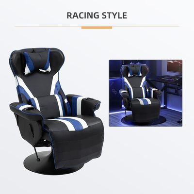Logo personnalisé disponibled Chaise de jeu Style pivotant avec soutien lombaire et repose-pieds