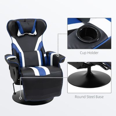 Logo personnalisé disponibled Chaise de jeu Style pivotant avec soutien lombaire et repose-pieds