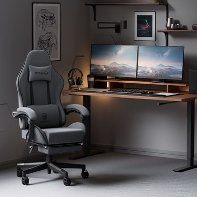 Chaise d'ordinateur de bureau ergonomique avec 3 ascenseurs à gaz