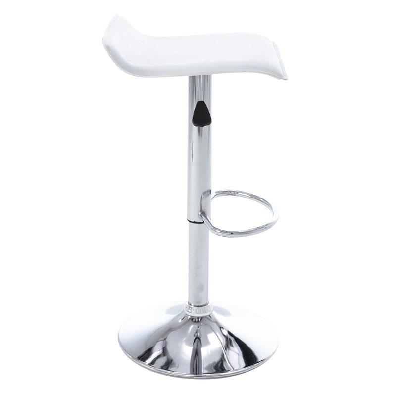 Des tabourets à barres pivotantes modernes réglables en hauteur pour chaises domestiques en cuir PU