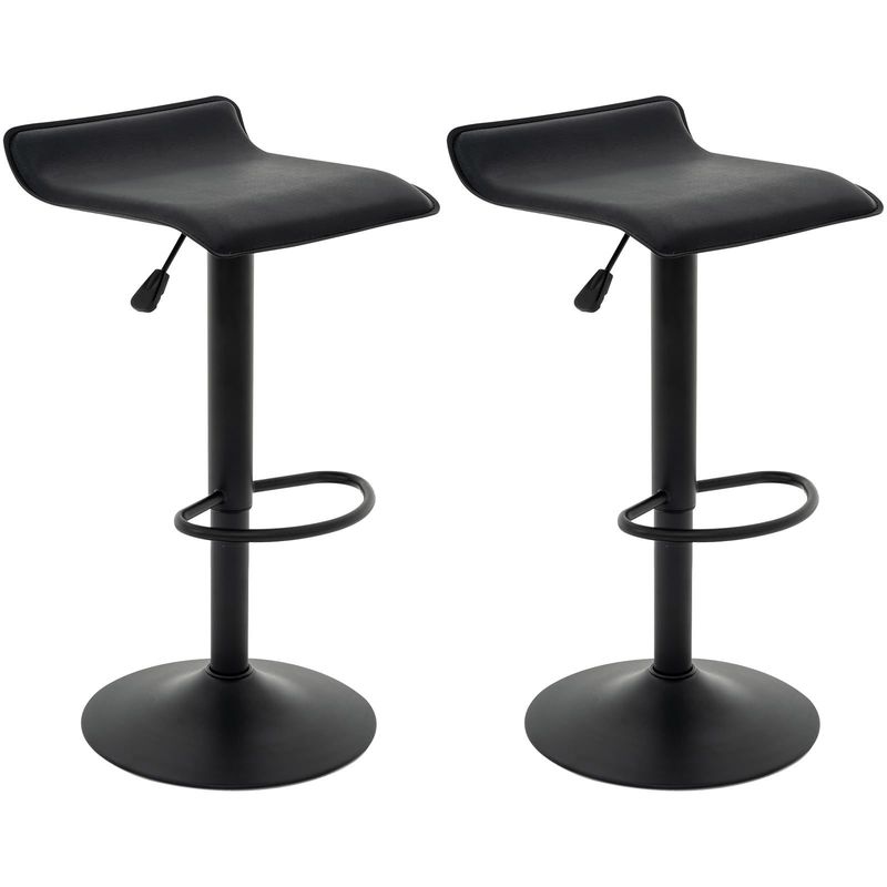 Couleur personnalisée ALINUNU Tabourets pivotants en cuir PU Chaise de bar pour salle à manger