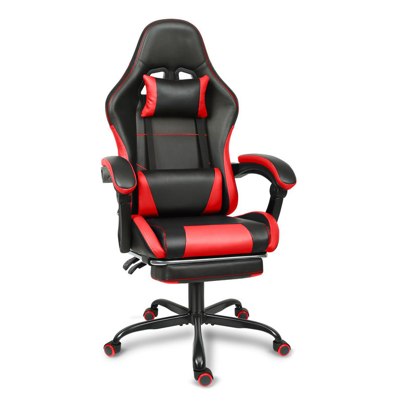 Chaise de jeu en métal de couleur personnalisée avec hauteur réglable et support lombaire