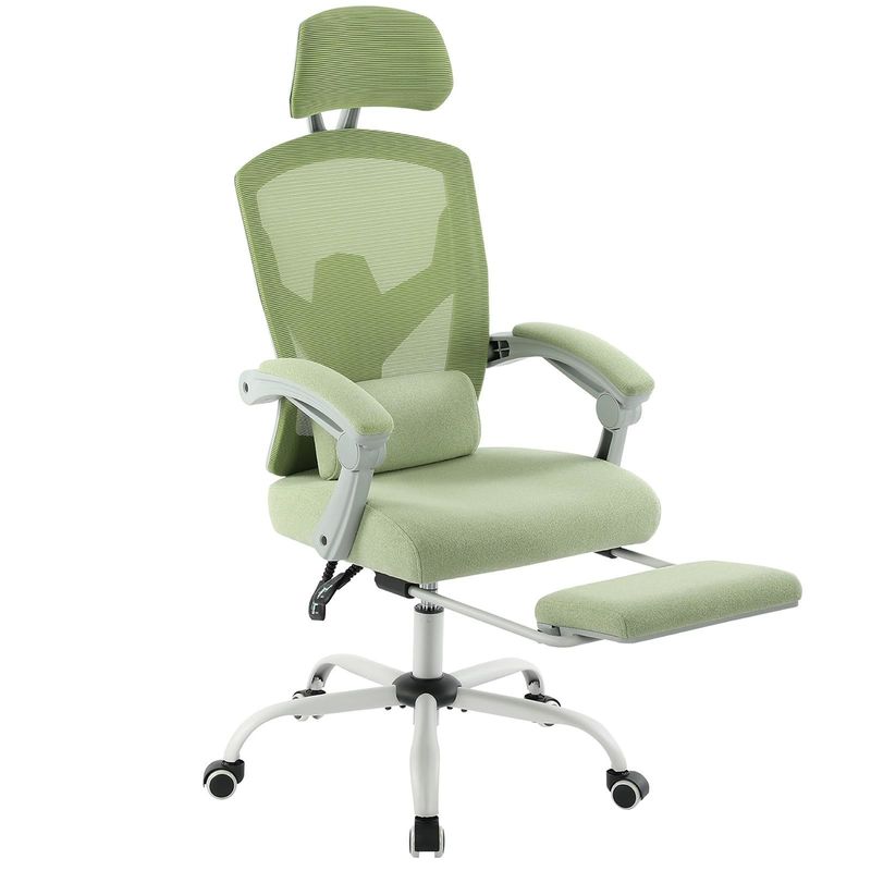 Chaise de bureau à molette arrière avec fonctions pivotantes et inclinables