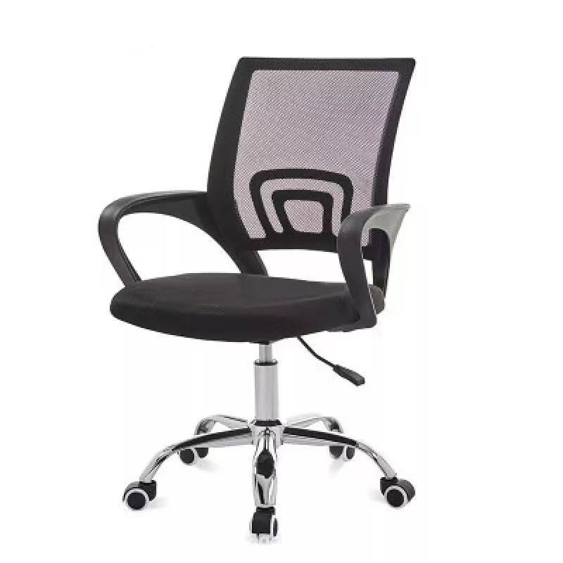 Chaise de bureau en acier inoxydable ergonomique à treillis pivotant pour le style moderne