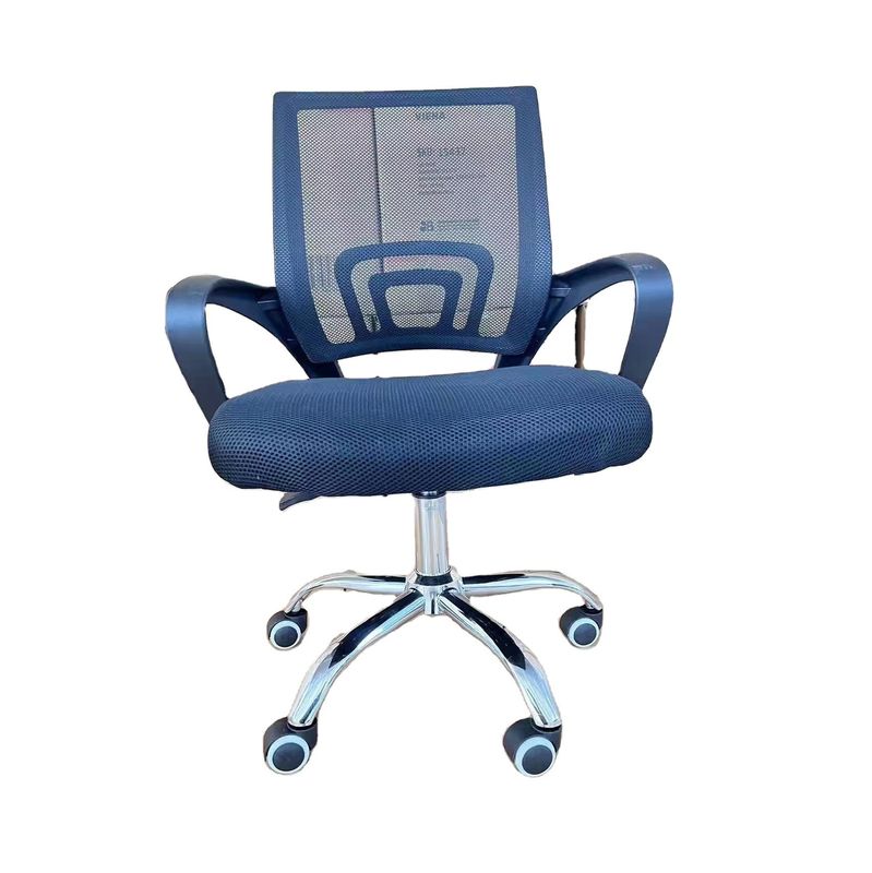 Chaise de bureau rotative ergonomique moderne à base d'argent pour améliorer l'efficacité du travail