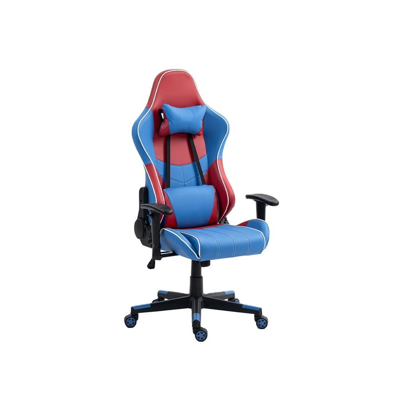 Restez à l'aise pendant de longues séances de jeu avec une chaise de jeu à dos élevé et un repose-pieds