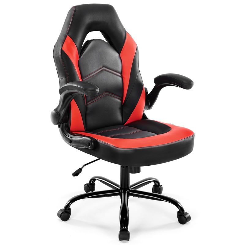 Chaise de jeu informatique ergonomique ALINUNU avec hauteur réglable et couleur personnalisée
