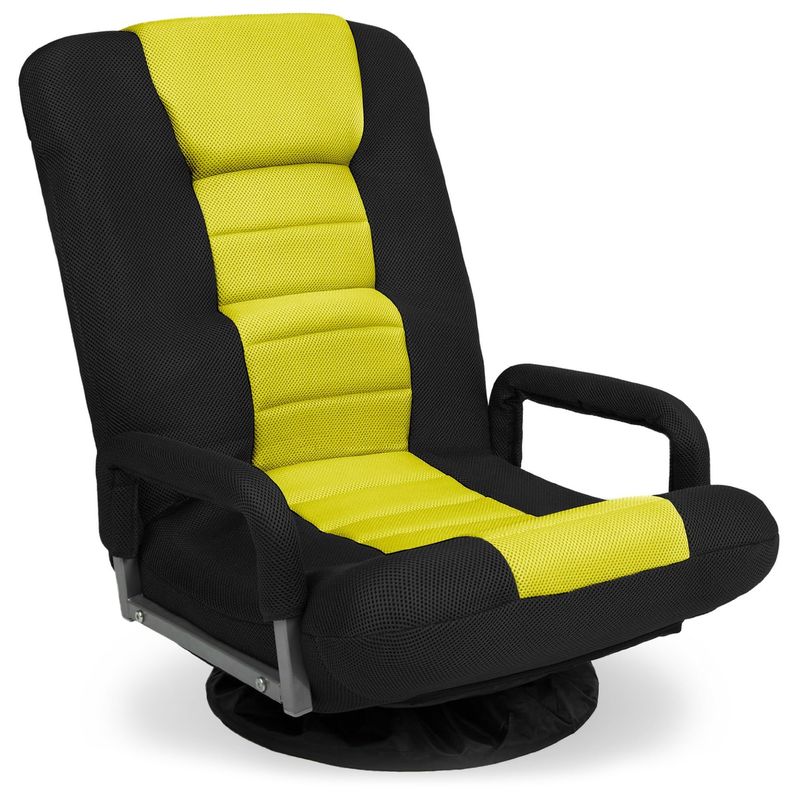 Chaise de jeu pivotante à 360 degrés Rocker de chaise de plancher polyvalent pour télévision couleur personnalisée