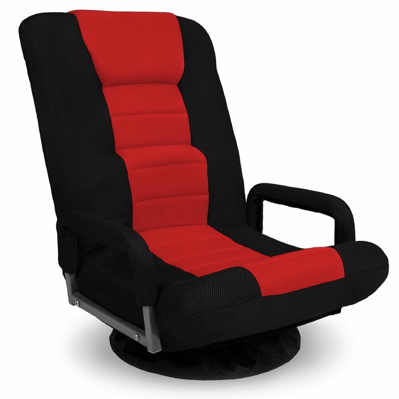 Chaise de jeu pivotante de couleur personnalisée Emballage du courrier Y 360 degrés Chaise de sol polyvalente
