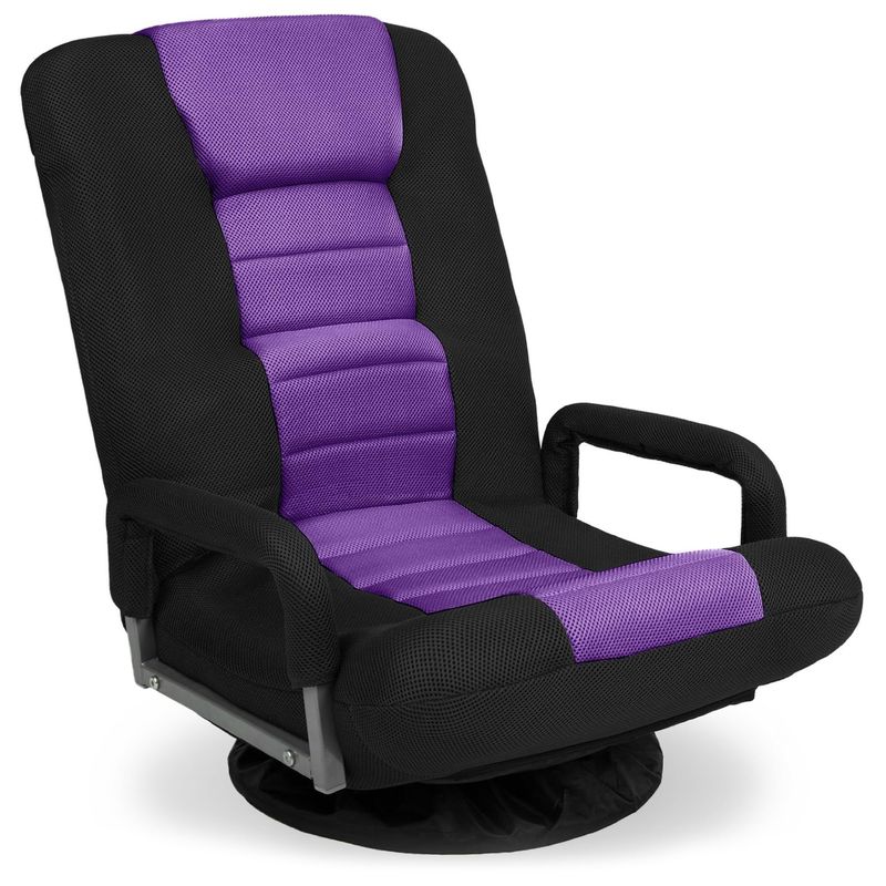 Emballage du courrier Y cadre en acier allié 360 degrés Chaise de jeu pivotante pour télévision et multi-usages