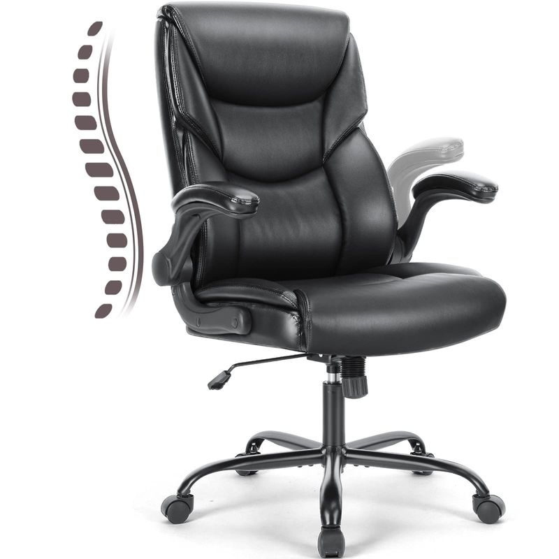 Chaise de bureau réglable de conception moderne avec appuie-bras et support lombaire