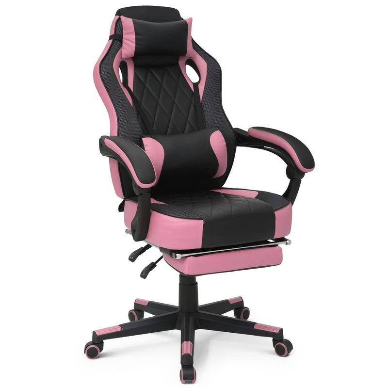 Chaise de jeu en cuir en PU de style de course ALINUNU avec couleur personnalisée et design ergonomique