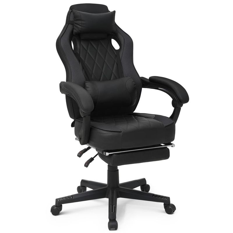 Le fauteuil de jeu en PU d' ALINUNU, style de course ergonomique réglable pour de longues séances de jeu.