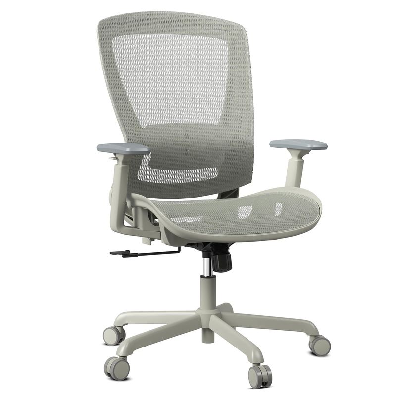 Chaise de bureau en maille avec dossier solide