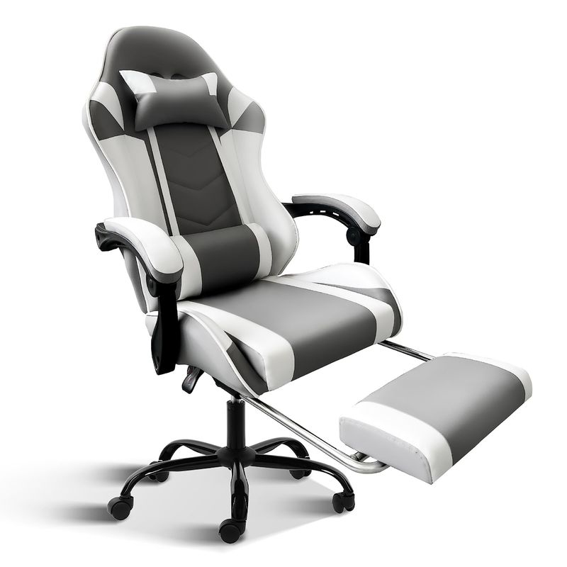Poids de l'article 33 livres Chaise de jeu avec repose-pieds et soutien lombaire en tissu ergonomique