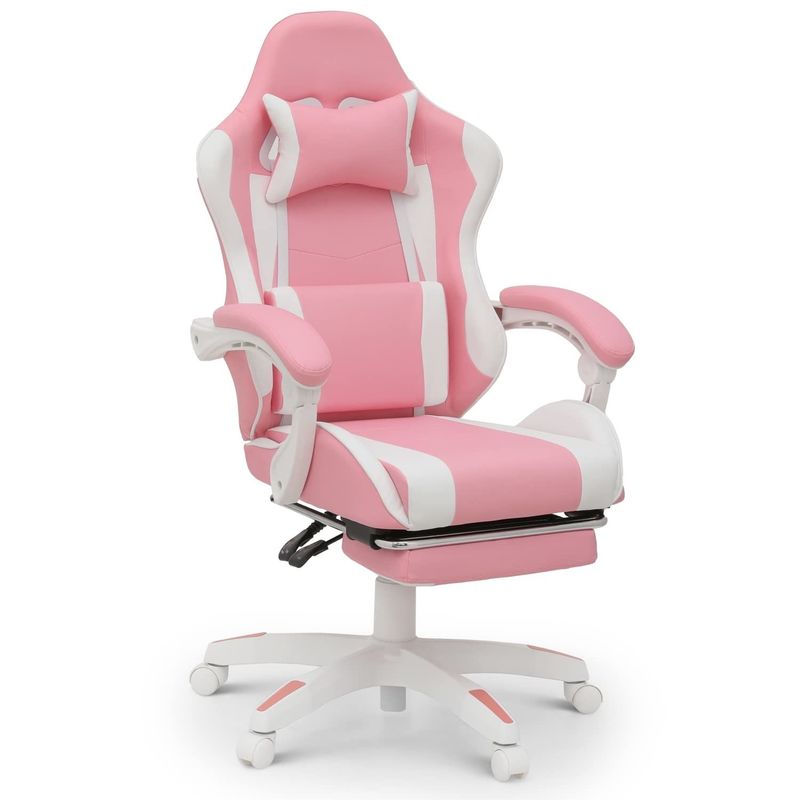 Chaise de jeu avec appuie-tête et soutien lombaire 25&quot;D x 26.5&quot;W x 42.5&quot;H Couleur personnalisée