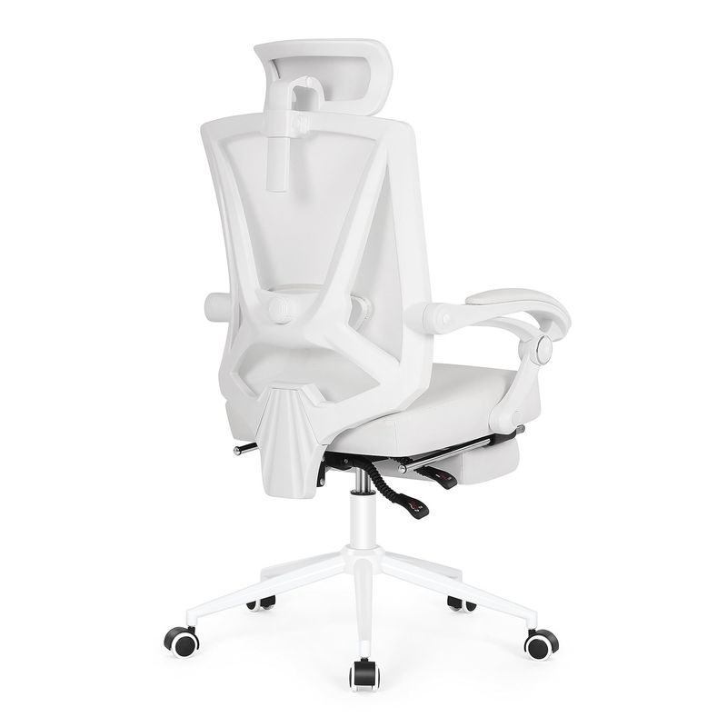 Chaise de bureau haute arrière exécutive avec 360 pivotements et support lombaire réglable 2D