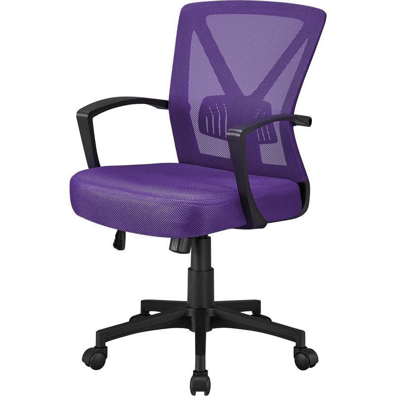 Chaise de bureau ergonomique à ascenseur à gaz avec couleur personnalisée et support lombaire réglable