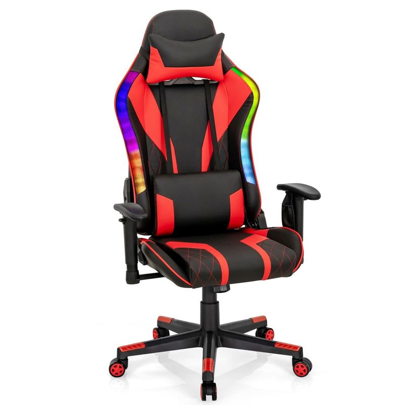 Améliorez votre chaise de jeu à une chaise pivotante ALINUNU avec des lumières LED RVB