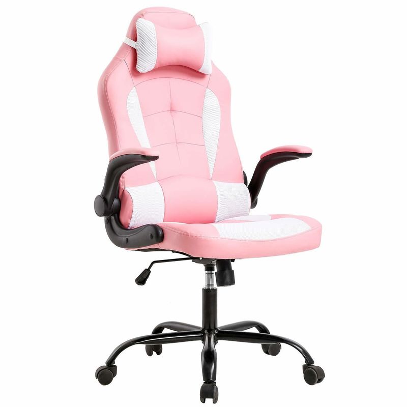 ALINUNU PC Chaise de jeu de course Chaise pivotante Faux Matériau du siège en cuir