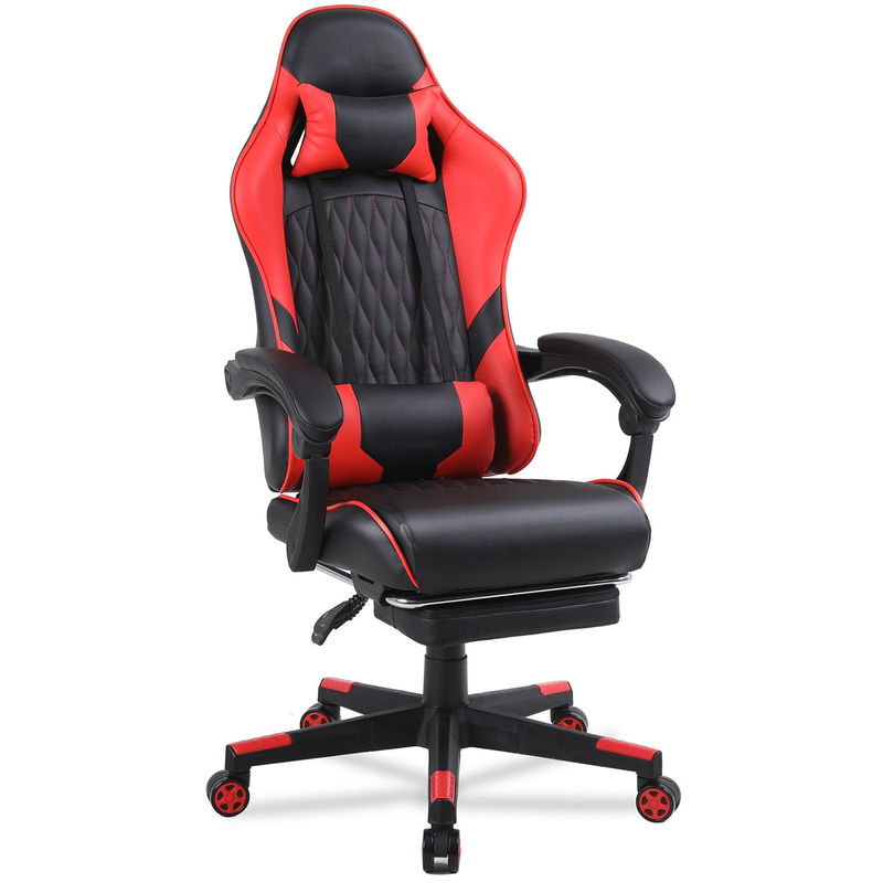 Chaise de bureau ergonomique de couleur personnalisée avec fonction d'étrier et réglage de hauteur