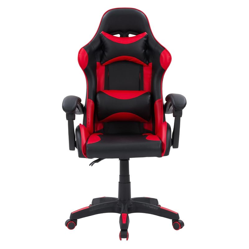 Chaise de jeu pour ordinateur en fer de type métallique avec repose-pieds pour un maximum de confort et de soutien