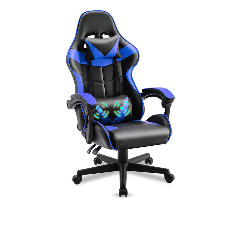 3 chaises de jeu de course à dos élevé avec support lombaire